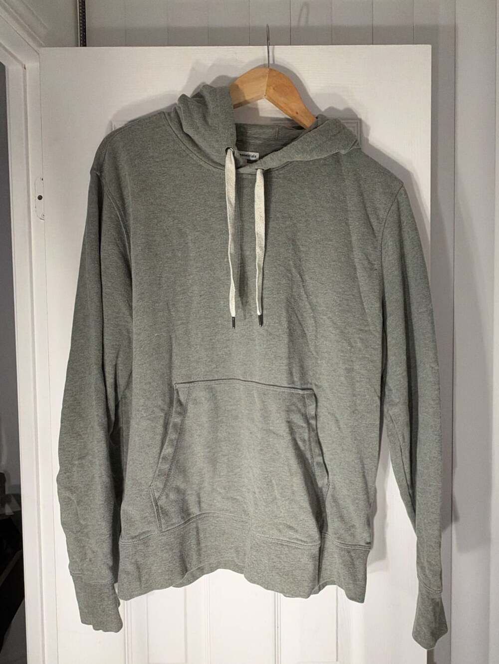 Amazon Essentials Heather Grey Pullover Hoodie Size L